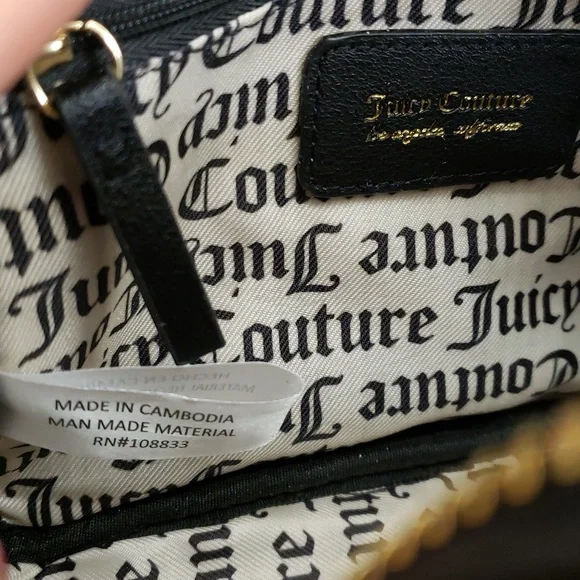 NWT Juicy Couture Liquorice Only You N Me Camera Crossbody Bag - Picture 15 of 17